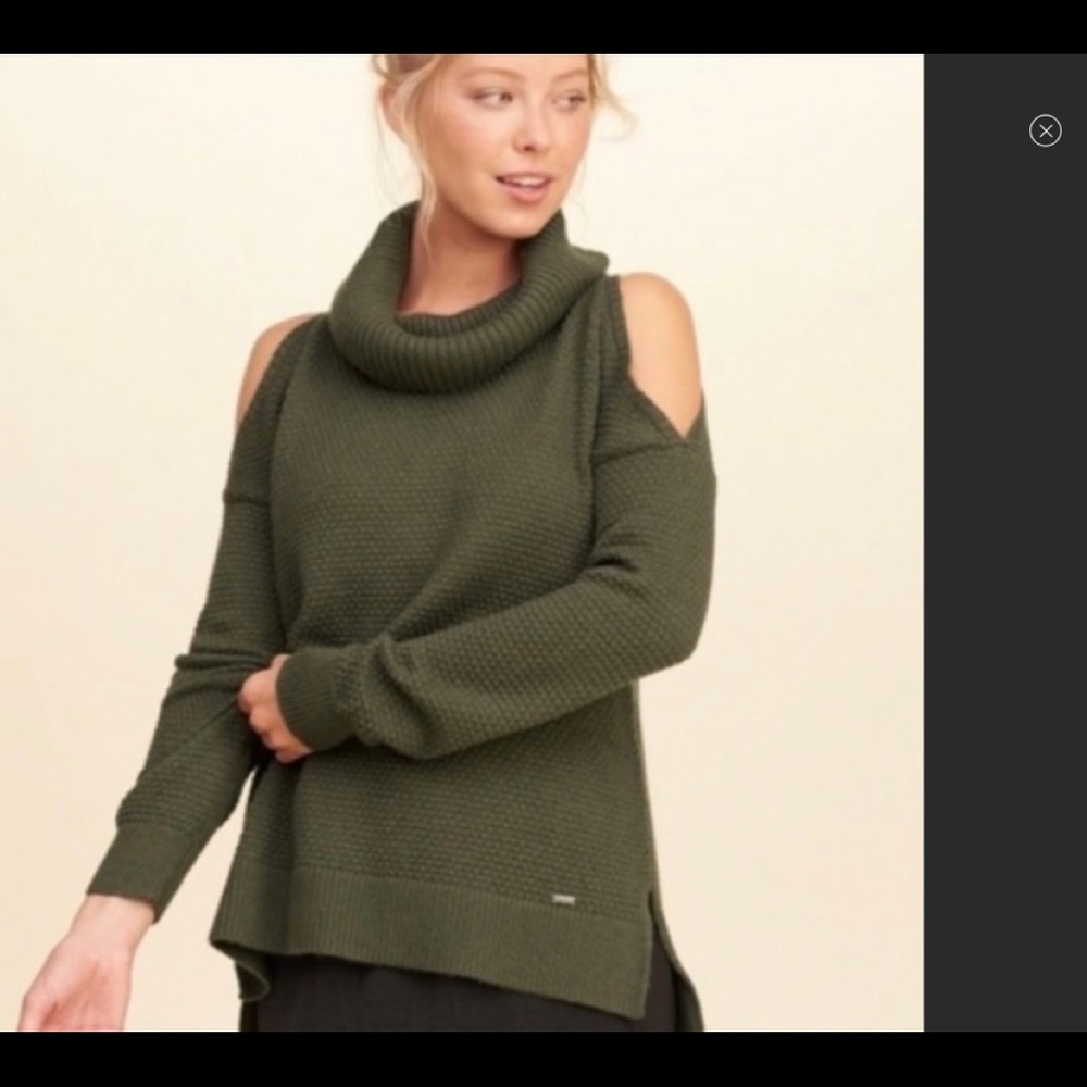 Hollister Cold Shoulder Sweater